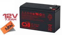 Bateria CSB chumbo-ácido GP1272 F2 12V 7.2Ah