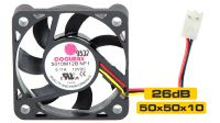 Ventilador Coolmax 2 pines 50mm x 50mm x 10mm con cable de 0.2m