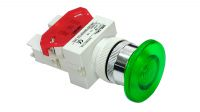 Pulsador seta luminosa 1NC D=40mm 110v