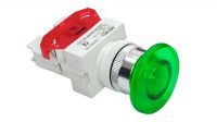 Pulsador de seta de pulso/luz de pulso. 1NC 40mm 6V-24V