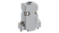 Encaixe para D-SUB parafusos curtos 09P mini cinza