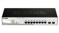 Switch D-Link DGS-1210-08P web smart gigabit 8 x+2xPoe c/2 combo/SFP