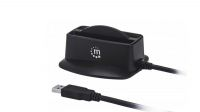 Docking Station USB 3.0 HDD/SSD 2 x 2.5" Raid 0/1 Negro