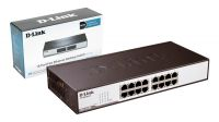 Switch 19" D-Link 16 portas 10/100Mbps FullDuplex auto MDI/MDIX