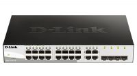 Switch 16 puertos D-Link Web Smart 10/100/1000 Mbps mini GBIC con gestión