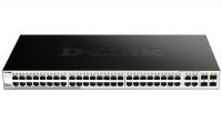 Switch 19" D-Link 48p. Gigabit 4 x Gigabit GbE/SFP combo ports DGS-1210-52