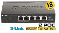 Switch D-Link DGS-1100-05PD 5p. Gigabit Smart PoE