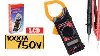 Multímetro digital com pinça amperimétrica