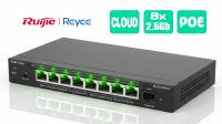 Switch Ruijie/Reyee 8p. 2.5G 1xSFP cloud Managed Poe+ 130w Max.