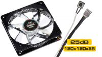 Ventoinha Enermax TB Vegas Duo 120 mm LEDs 2 cores controlador de velocidade