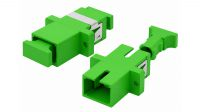 Adaptador SC - APC SM Simplex verde