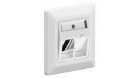 Marco 80x80mm 2p (comp. FT 2008) blanco