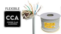Bobina de cable FTP Cat.6 La CCA Flexible gris 100m.