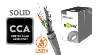 Bobina cable SFTP Cat. 6 (PiMF) flexible LSZH CCA gris 305 m.
