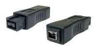 Adaptador de conexão Firewire 4 pinos macho a 6 pinos fêmea