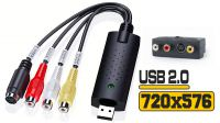 Adaptador USB 2.0 para captura de video e audio externo