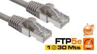 Cabos de rede FTP Cat. 5E cinzentos