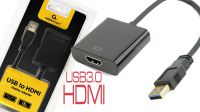 Adaptador USB 3.0 a HDMI Negro