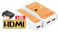 Tester de cables HDMI con indicadores LED