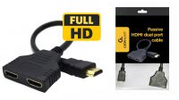 Cable multiplicador HDMI pasivo dual port v2.0