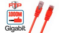 Cables de red FTP Cat. 5E Rojos