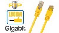 Cables de red FTP Cat. 5E Amarillos
