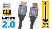 Cable HDMI 2.0 4K UHD 60Hz Ethernet M/M Gold Plated