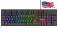 Teclado Gaming Genesis Thor 300 RGB mecánico Red switch PT USB