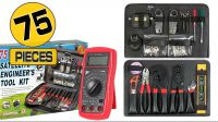 Kit de instalación profesional antenas parabólicas con localizador de satélites 24 piezas