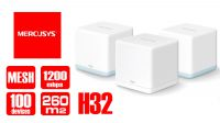 Ponto acesso Whole Home Mesh 2.4GHz 300Mbps/5GHz867Mbps 802.11k/v Halo H32G (2p) e (3p)