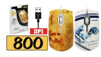 Ratón óptico USB 800 dpi