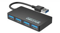 Hub USB 4p. V. 3.0 - 1 x USB3.0 + 3 x USB2.0 preto