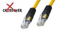Cable de red Crossover UTP Cat. 5E Amarillo