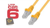 Cables de red UTP Cat. 6 Amarillo