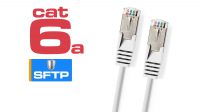 Cable de red Cat. 6a SF-UTP CCA AWG26/7 Blanco 3m