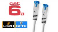 Cable de red Cat. 6a SF-UTP CCA AWG 26/7 Gris