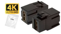 Adaptador HDMI Fêmea a Fêmea de painel