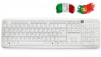 Teclado USB PT Blanco