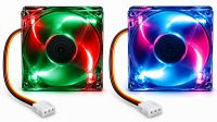 Ventilador con dos colores de luz