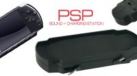 Estação de som e bateria para PSP