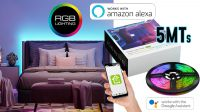 Tira de LED SL2 con controlador Wifi RGB 2.4Ghz Comp.Amazon Alexa IP65 5m.