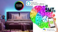 Tira Led SL3 com controlador RGB Wifi 2.4GHz comp. Amazon Alexa IP65 2x5m