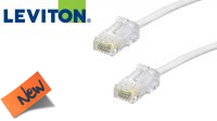 LEV 6101 : Cable de red Leviton  UTP  Cat.6  LSZH  Gris (1 m)