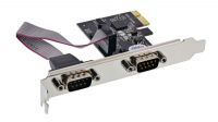 Tarjeta Longshine PCI-E 2 puertos serie RS-232 con opción en bajo perfil