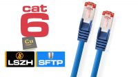Cable FTP Cat. 6 Azul 5m