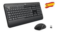 Teclado e rato Wireless Logitech MK540 layout espanhol preto 920-008680