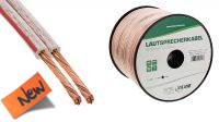 Cable de audio bobina 2 x 2.5mm transparente 100m