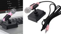 Microfono Jack 3.5mm mini Stylish portátil e PC