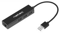 HUB USB 2.0 NATEC DRAGONFLY 3X2.0 USB+RJ45