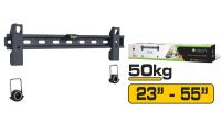 Suporte de parede fixo Slim TV Led 23/55" preto